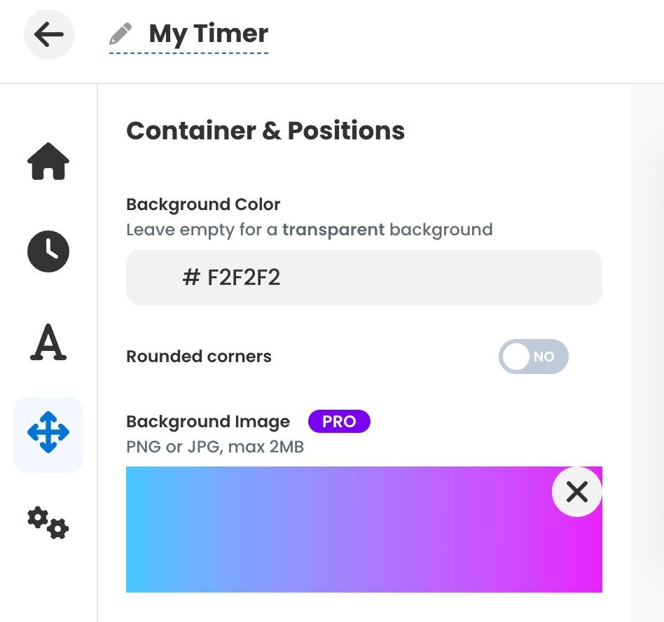 Configure advanced options
